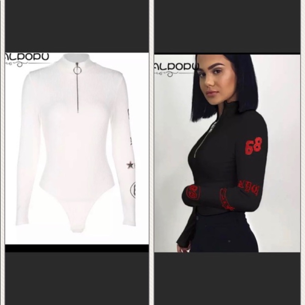 Set of 2 Graphic Body suits